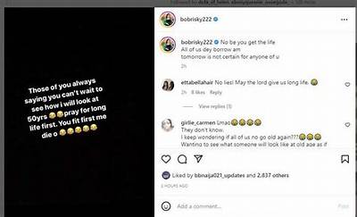 “You Might Die Before Me”: Bobrisky Slams Those Hoping to See What He'd Look Like at 50, Says They’re Not God